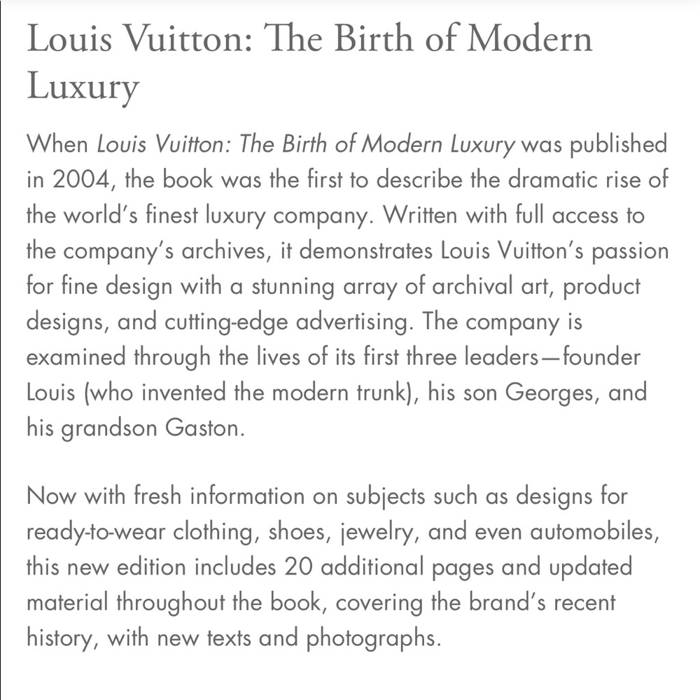 New Louis Vuitton Birth of Modern Luxury Coffee Table Collectable Book Ambrams - Picture 9 of 15